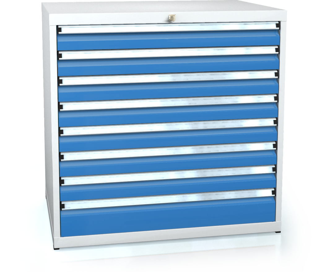 Dílenská zásuvková skříň 840 x 860 x 600 - 8x zásuvka